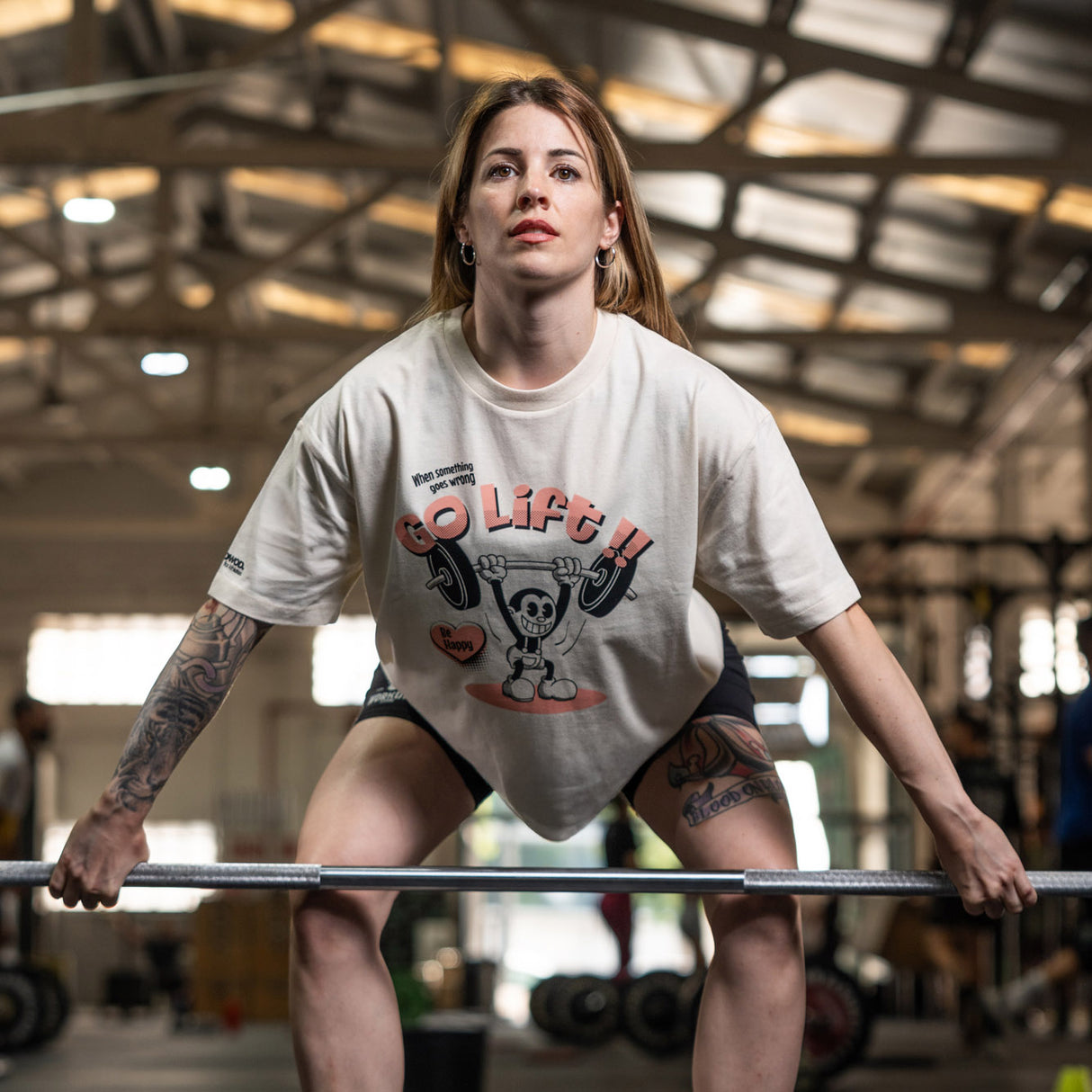 Cocowod ropa crosstraining Camiseta Mujer modelo Go Lift! | Cropped Tee