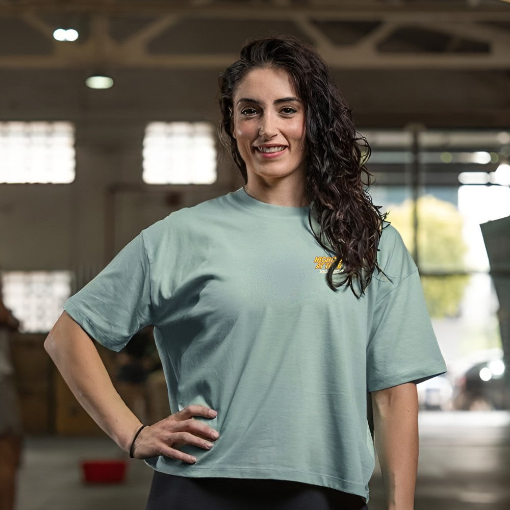 Cocowod ropa crosstraining Camiseta Mujer modelo Nightmare | Cropped Tee