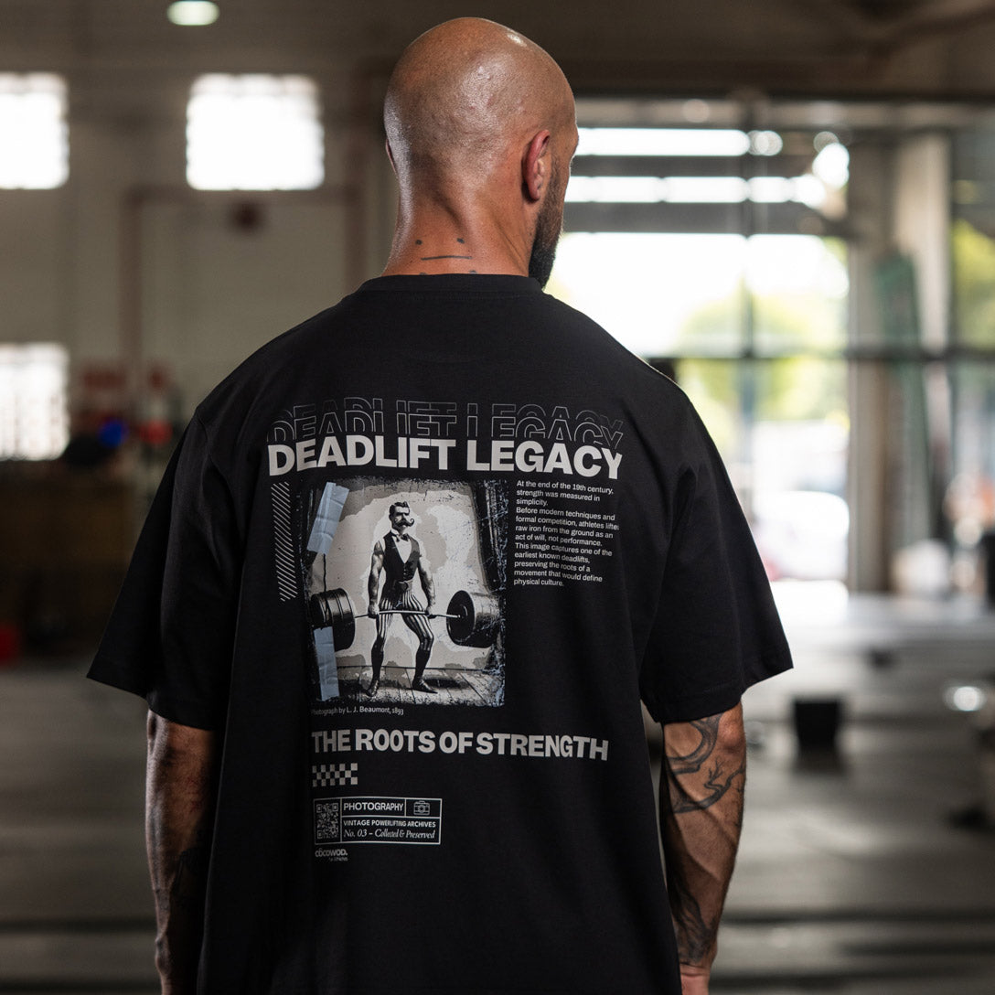 Cocowod ropa crosstraining Camiseta Unisex modelo Deadlift Legacy | Oversized