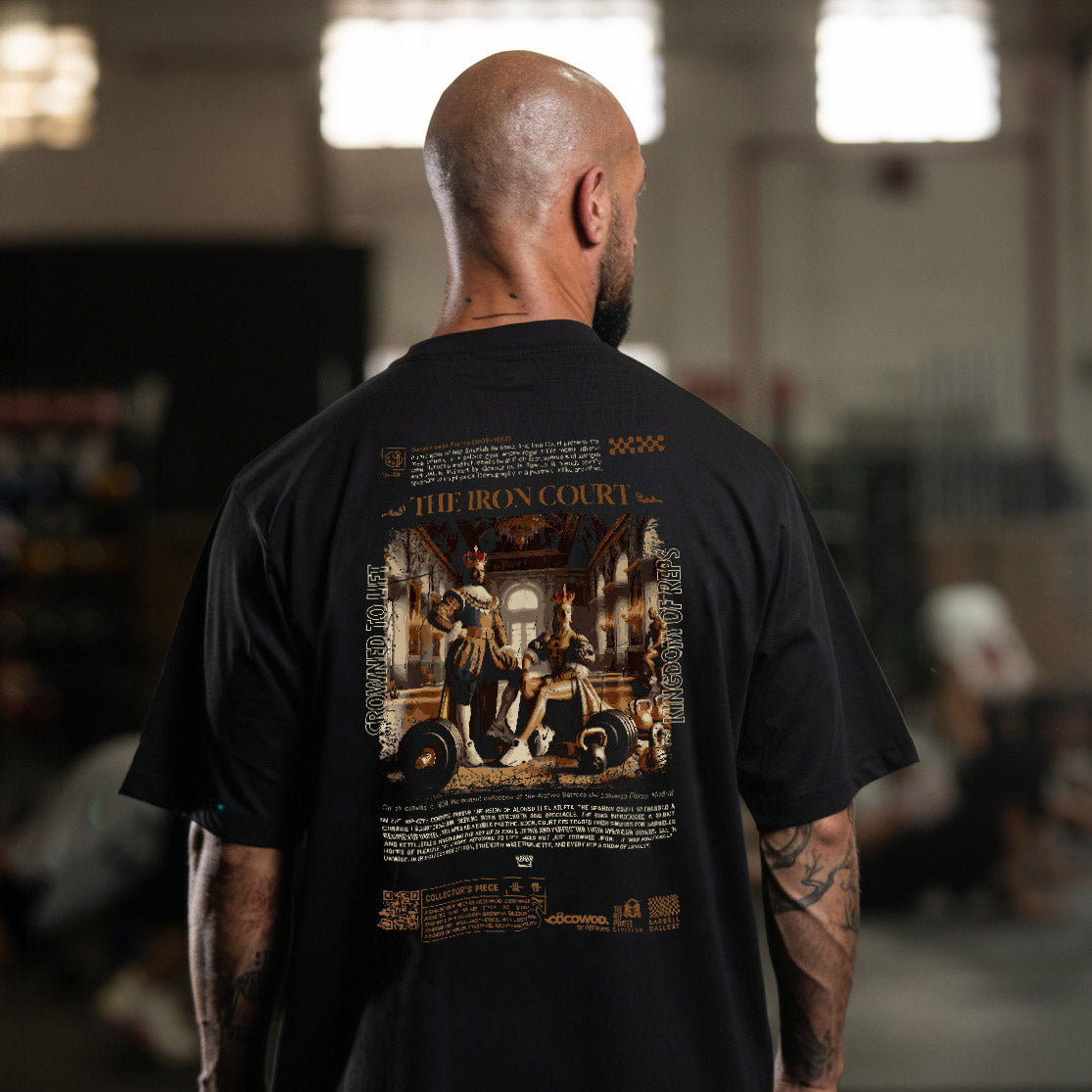 Cocowod ropa crosstraining Camiseta Unisex modelo The Crowned | Oversized