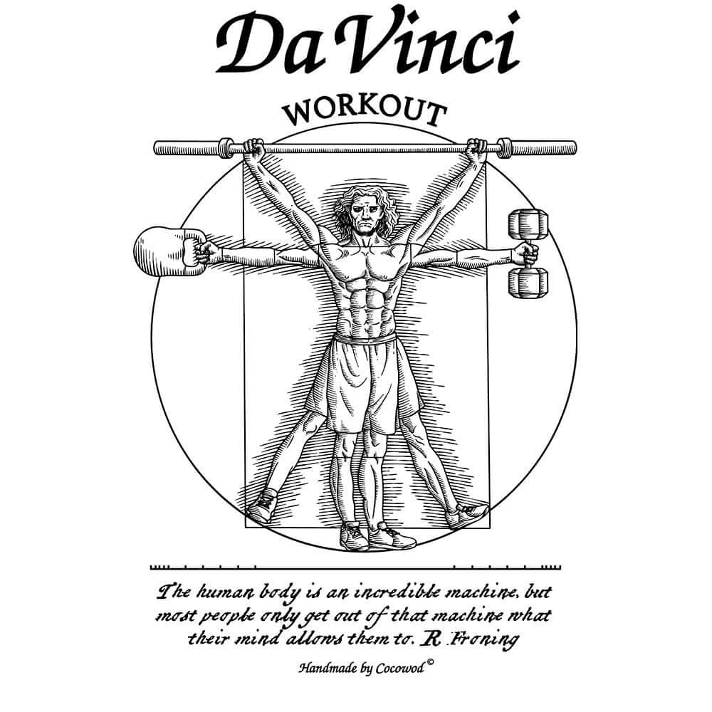 Cocowod ropa crosstraining Camisetas modelo Da Vinci | T-Shirt Unisex