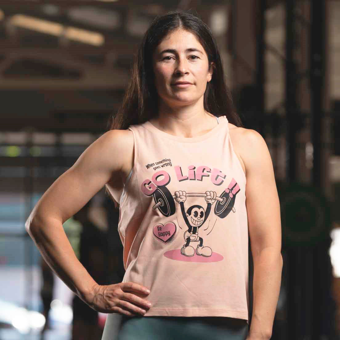 Cocowod ropa crosstraining Crop Tops modelo Go Lift! | Crop Top