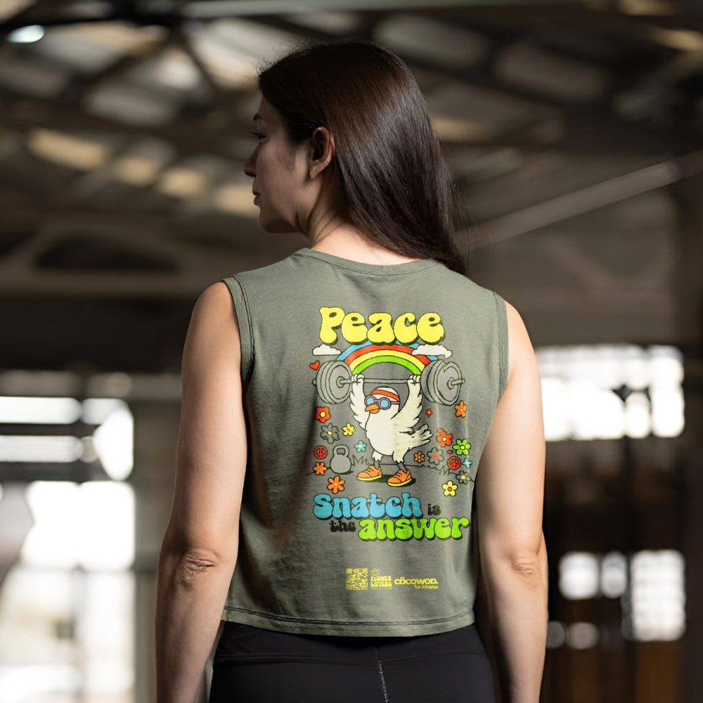 Cocowod ropa crosstraining Crops & Camisetas Cropped modelo Peace | Crop Top