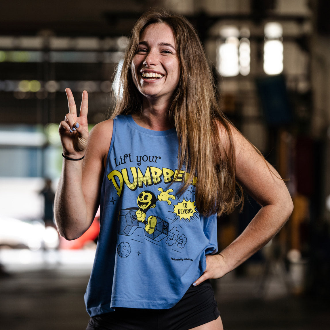 Cocowod ropa crosstraining Crop Tops modelo Lift Your Dumbbell | Crop Top