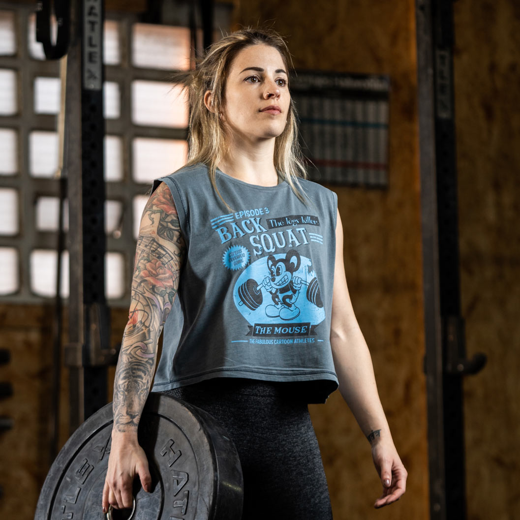 Cocowod ropa crosstraining Crops & Camisetas Cropped modelo Back Squat | Crop Top