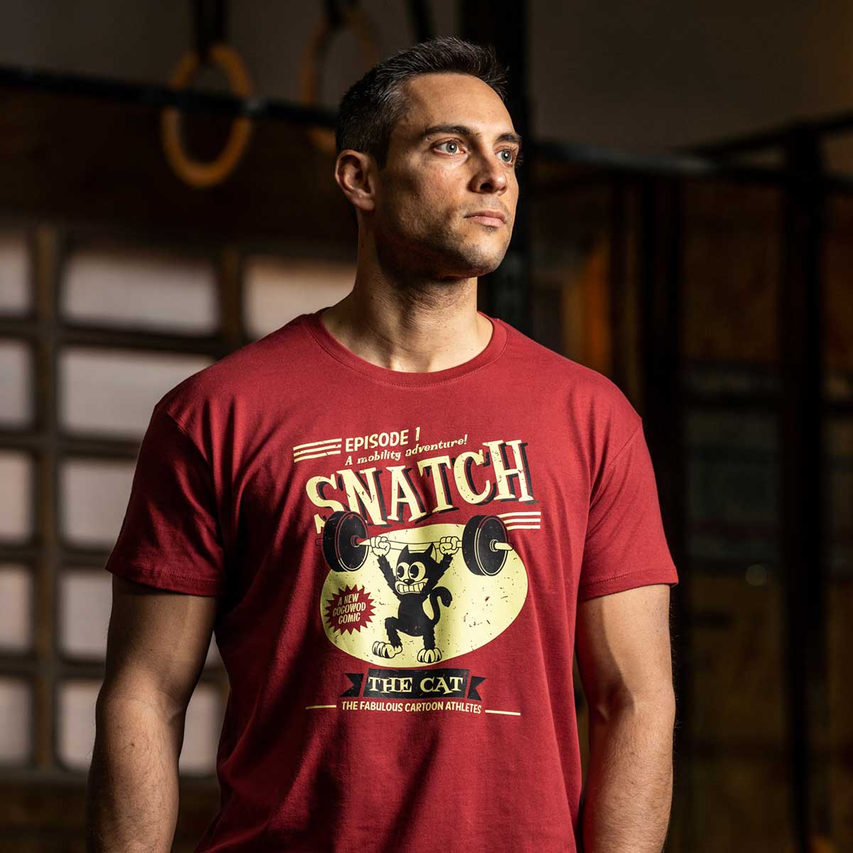 Cocowod ropa crosstraining Camiseta Hombre modelo Snatch | T-Shirt