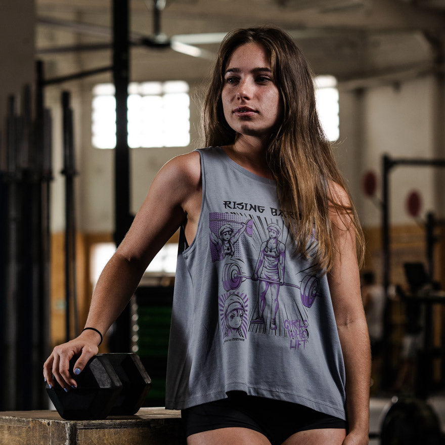 crossfit mujer camiseta sin mangas tirantes ropa