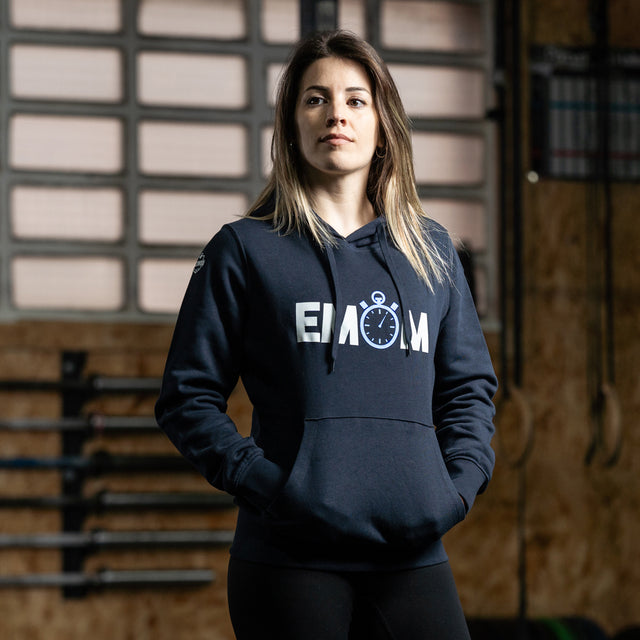 sudadera hoodie capucha cremallera oversized mujer algodón crosstraining ropa cocowod atleta